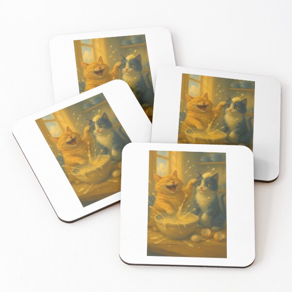 Item preview, Kitchen Chaos Cats – Weekend Culinary Disaster designed and sold by LovelyCatGalaxy.