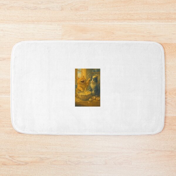 Item preview, Kitchen Chaos Cats – Weekend Culinary Disaster designed and sold by LovelyCatGalaxy.