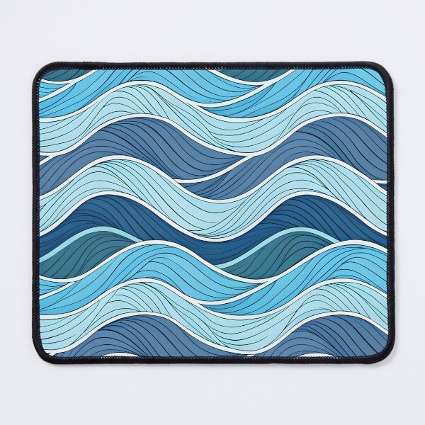 Item preview, Blue Wave Pattern designed and sold by trendspatterns.