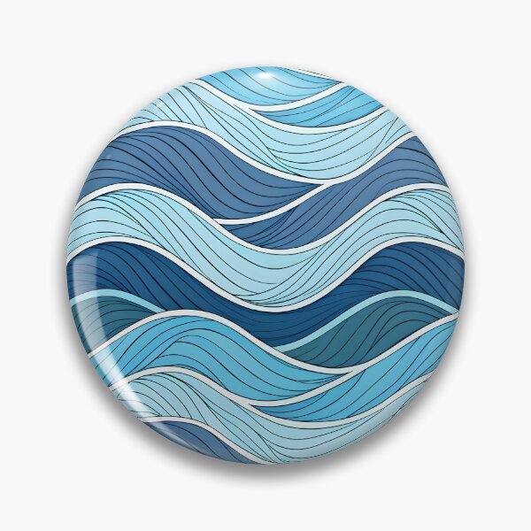 Item preview, Blue Wave Pattern designed and sold by trendspatterns.