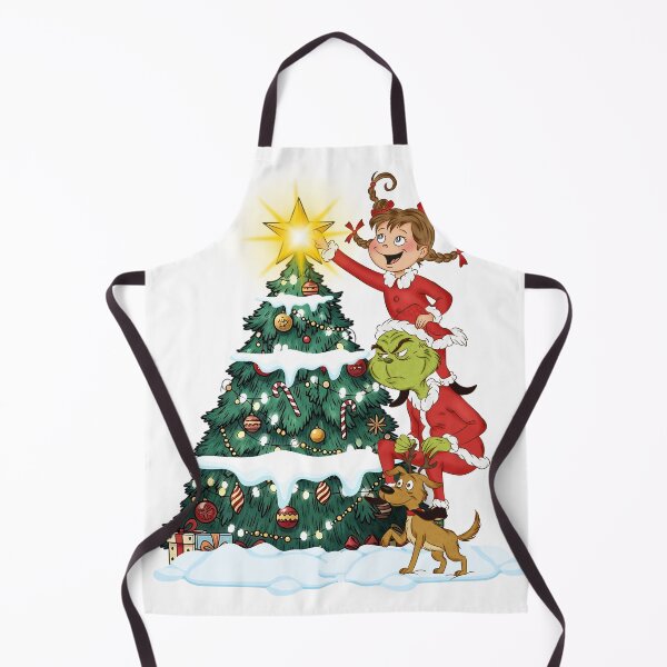 Item preview, Grinch and Cindy Lou decorating a Christmas Tree designed and sold by crizzysketch.