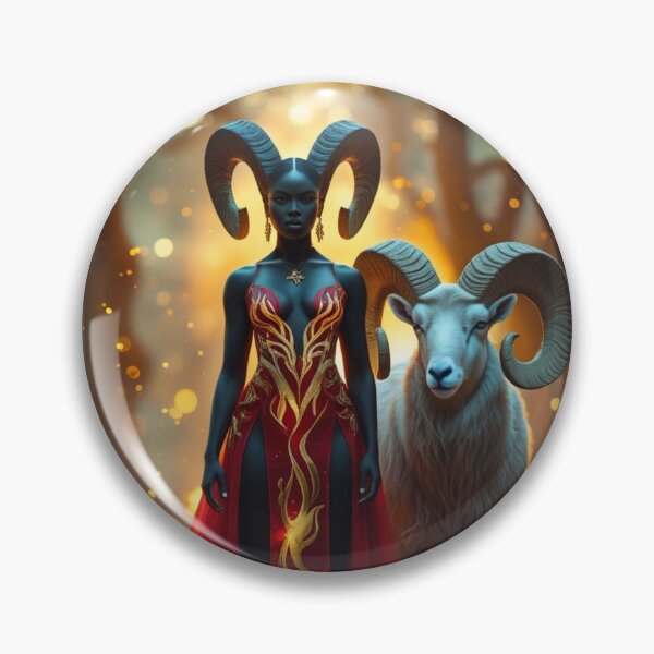 Item preview, Aries Zodiac Queen | Astrology Digital Art | Fire Sign Portrait designed and sold by Dannygirl999.