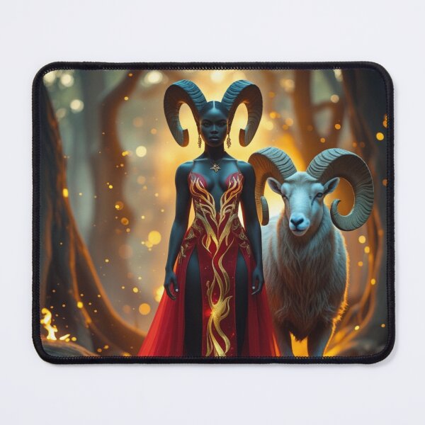 Item preview, Aries Zodiac Queen | Astrology Digital Art | Fire Sign Portrait designed and sold by Dannygirl999.