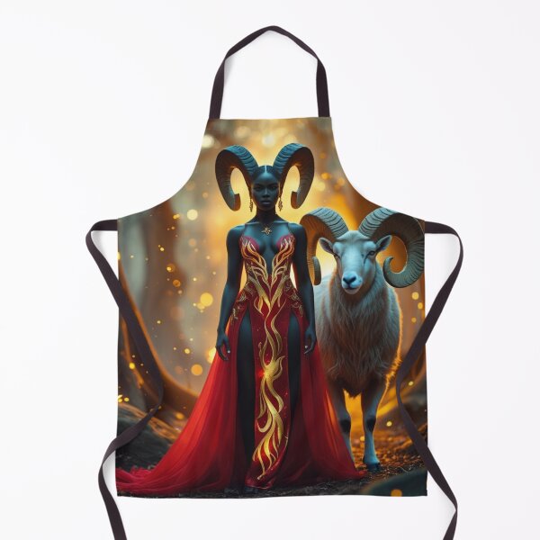 Item preview, Aries Zodiac Queen | Astrology Digital Art | Fire Sign Portrait designed and sold by Dannygirl999.