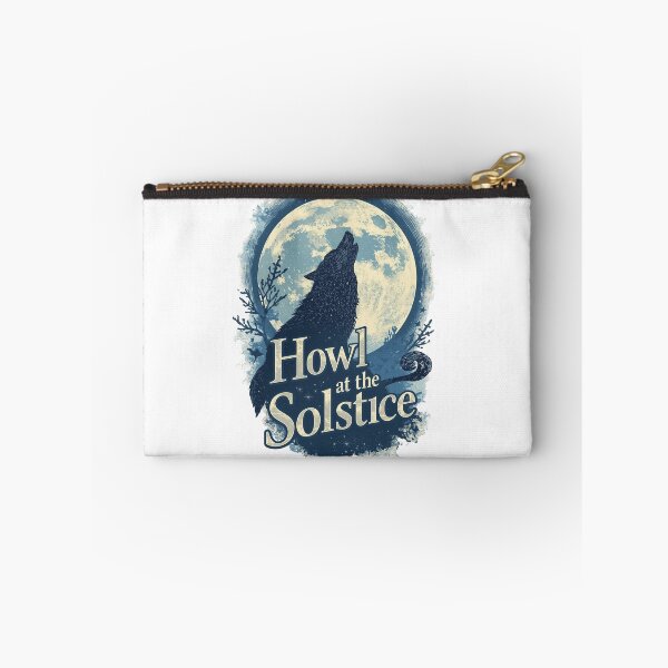 Item preview, Howl at the Solstice: Wolf and Full Moon Winter/Summer Design designed and sold by Tucker-Art.