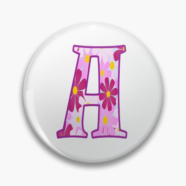 Item preview, Letters, flowers,A designed and sold by Sujinthaiart.