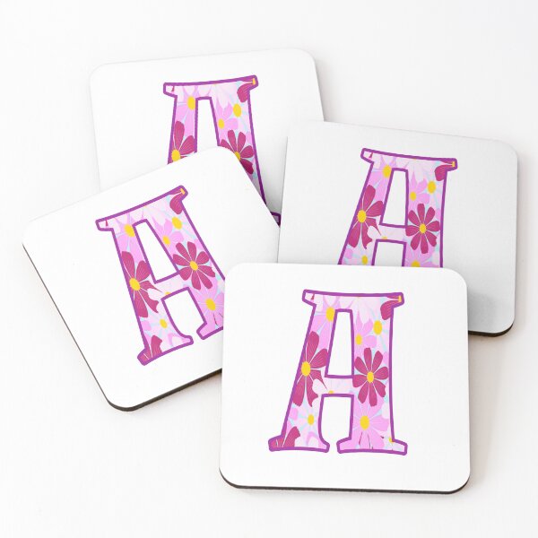 Item preview, Letters, flowers,A designed and sold by Sujinthaiart.