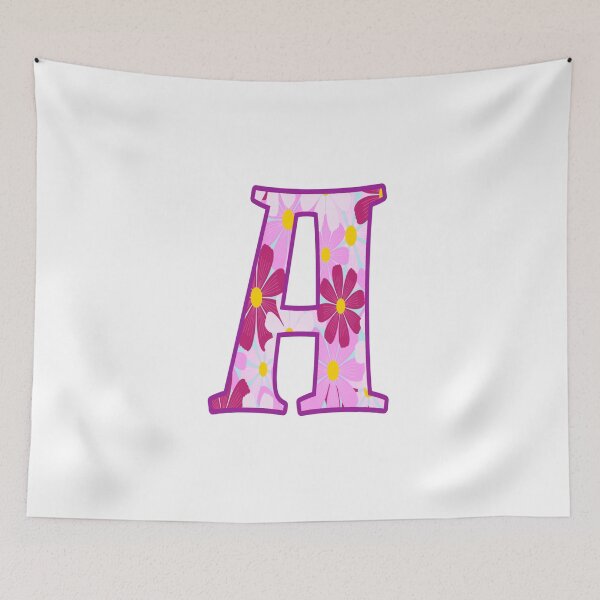 Item preview, Letters, flowers,A designed and sold by Sujinthaiart.