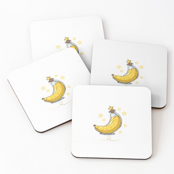 Item preview, Banana – cute whimsical banana sticker (version 1) designed and sold by GingyB.