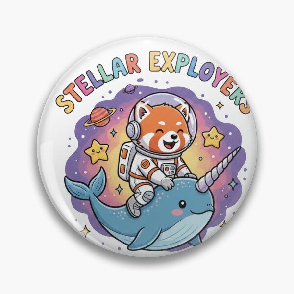 Item preview, ​Panda on a Deep Sea Star ​First Contact: Narwhal Edition.  designed and sold by ZyVoAli.