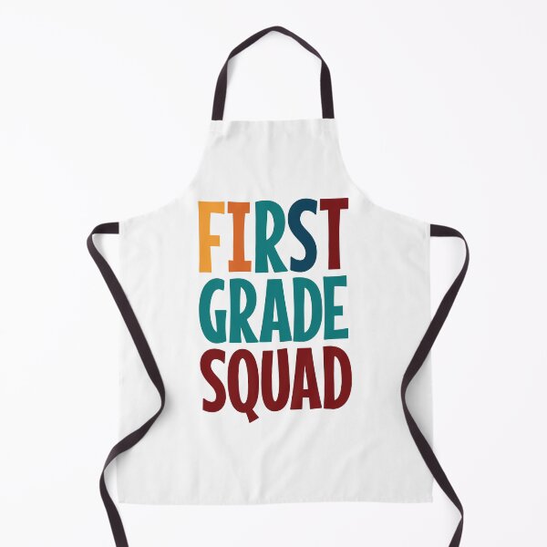 Item preview, First grade squad colorful text designed and sold by Think4Prints.