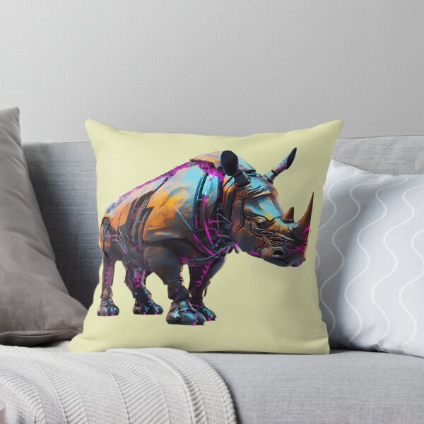 Item preview, Cyberpunk rhino designed and sold by ArtfulPlay.