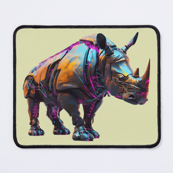 Item preview, Cyberpunk rhino designed and sold by ArtfulPlay.