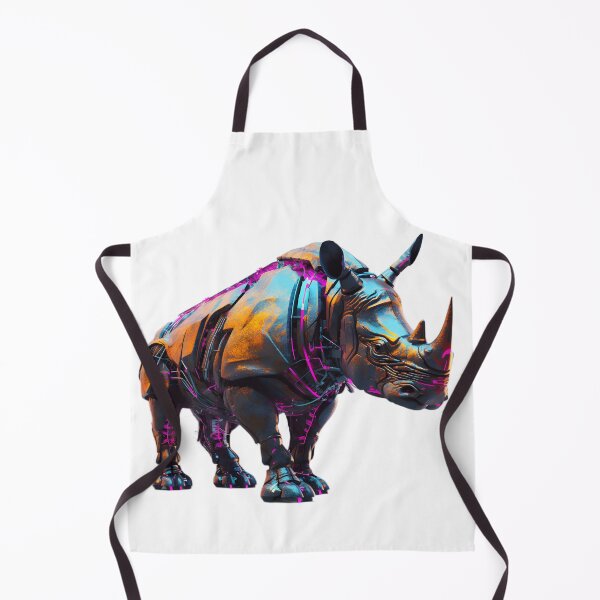 Item preview, Cyberpunk rhino designed and sold by ArtfulPlay.