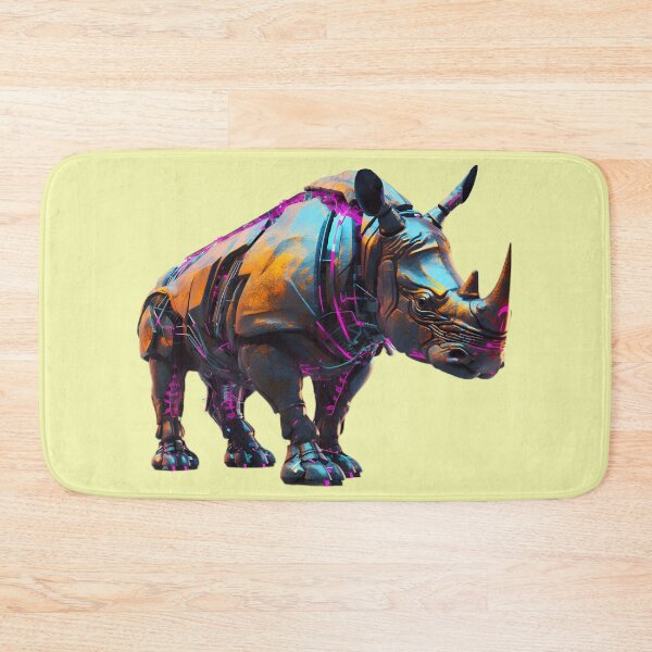 Item preview, Cyberpunk rhino designed and sold by ArtfulPlay.