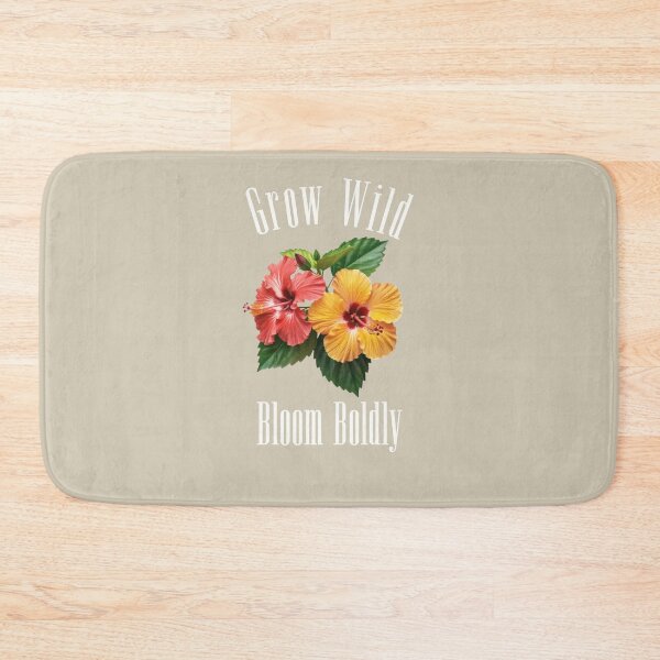 Item preview, Grow Wild, Bloom Boldly – Tropical Hibiscus Floral Art designed and sold by YuJoDesigns.