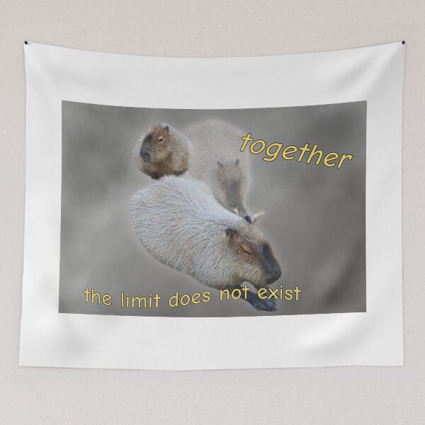 Item preview, Inspirational Capybara Trio Sticker designed and sold by Ellie246810.