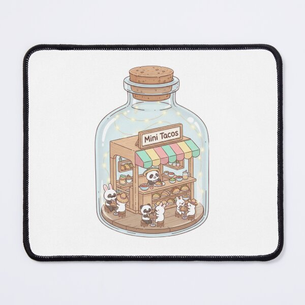 Item preview, Taco shop tiny terrarium cottagecore aesthetic kawaii cute designed and sold by CheeseBlueprint.