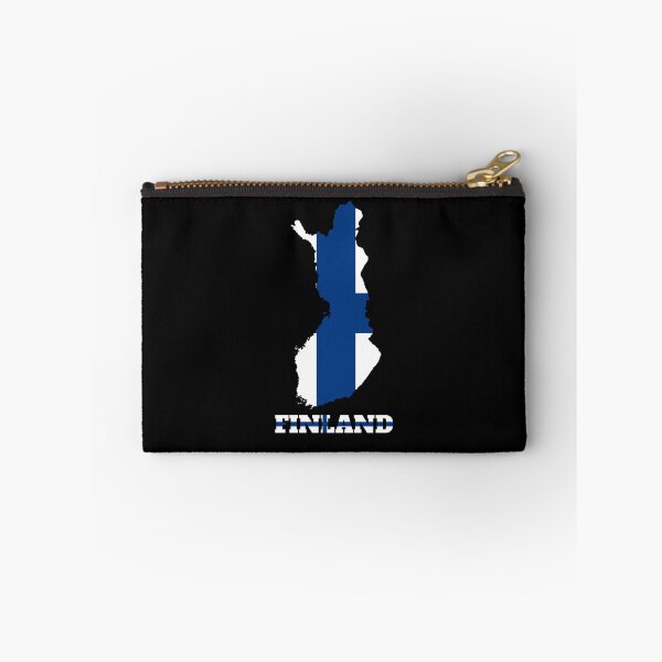 Item preview, Finland Flag map design designed and sold by BasbiArt.