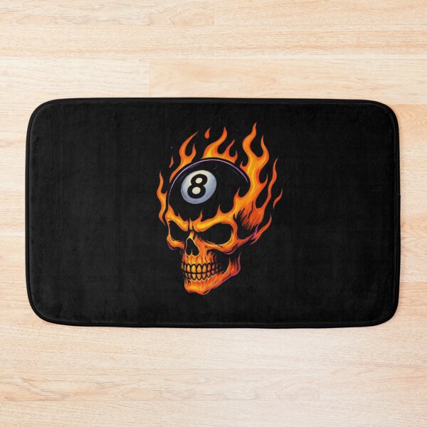 Item preview, 8 Ball Skull – Billiards Gothic Tattoo | Pool Ball Skull Illustration designed and sold by SkullVibe Collective.
