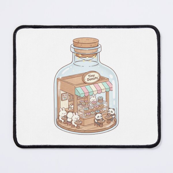 Item preview, Donut shop tiny terrarium cottagecore aesthetic kawaii cute designed and sold by CheeseBlueprint.