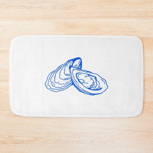 Item preview, Oyster sketch in blue designed and sold by sno0dle.