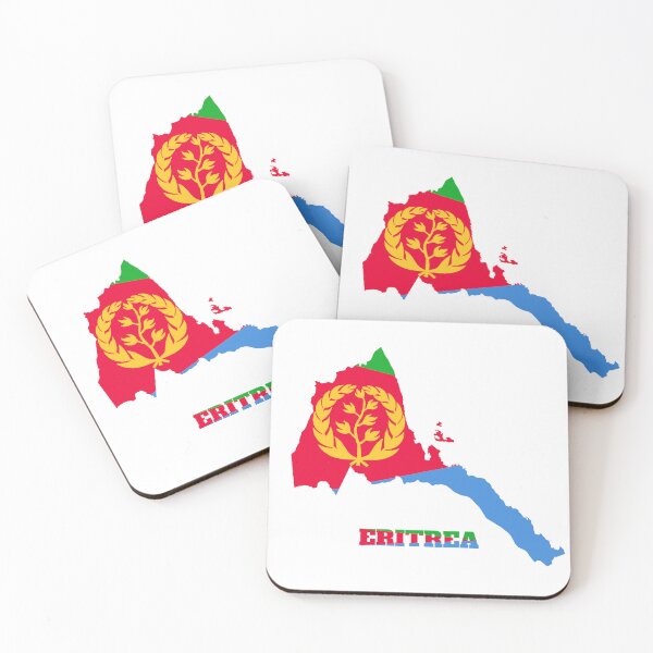 Item preview, Eritrea flag map design designed and sold by BasbiArt.