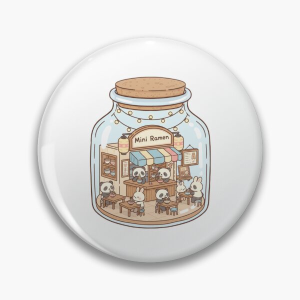 Item preview, Ramen shop tiny terrarium cottagecore aesthetic kawaii cute designed and sold by CheeseBlueprint.