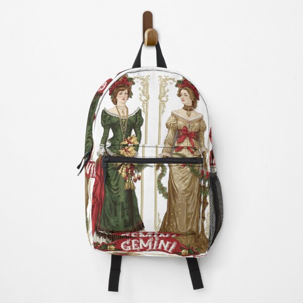 Item preview, Victorian Christmas Ladies Gemini Zodiac Art Nouveau Vintage Holiday Fashion designed and sold by freackly.