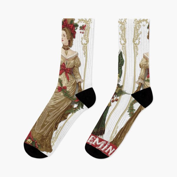 Item preview, Victorian Christmas Ladies Gemini Zodiac Art Nouveau Vintage Holiday Fashion designed and sold by freackly.