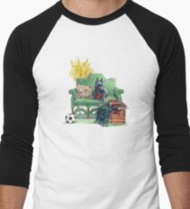 Scottie in the Garden Men's Baseball ¾ T-Shirt