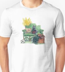 Scottie in the Garden Unisex T-Shirt