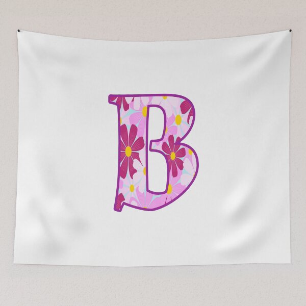 Item preview, Letters, flowers,B designed and sold by Sujinthaiart.