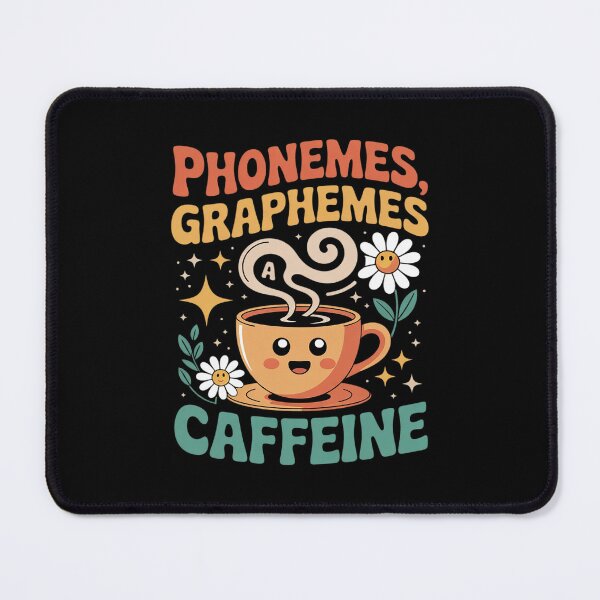 Item preview, Phonemes Graphemes and Caffeine Teacher  designed and sold by lilLilaBatArt.