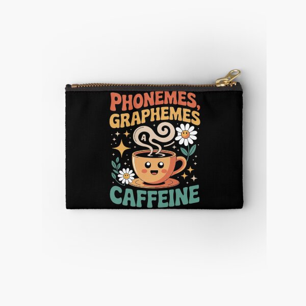 Item preview, Phonemes Graphemes and Caffeine Teacher  designed and sold by lilLilaBatArt.