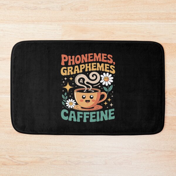 Item preview, Phonemes Graphemes and Caffeine Teacher  designed and sold by lilLilaBatArt.
