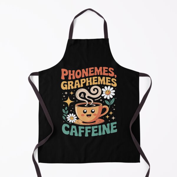 Item preview, Phonemes Graphemes and Caffeine Teacher designed and sold by lilLilaBatArt.