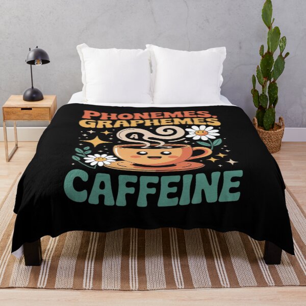 Item preview, Phonemes Graphemes and Caffeine Teacher  designed and sold by lilLilaBatArt.
