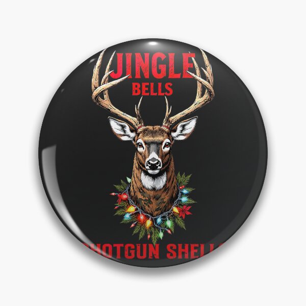 Item preview, Christmas Deer Hunting Dashing Through Snow Jingle Bells designed and sold by GreggRoss.