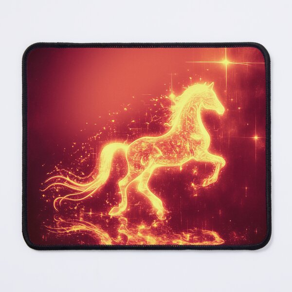 Item preview, Cosmic Fire Horse in Starlight designed and sold by bubblegoth.