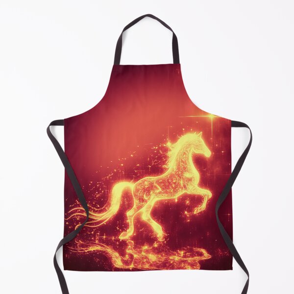 Item preview, Cosmic Fire Horse in Starlight designed and sold by bubblegoth.
