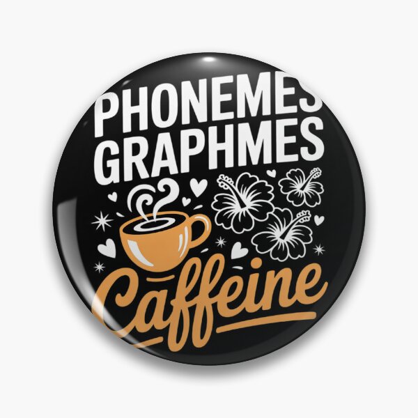 Item preview, Phonemes Graphemes Caffeine Back to School Reading  designed and sold by lilLilaBatArt.
