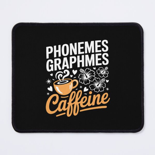 Item preview, Phonemes Graphemes Caffeine Back to School Reading designed and sold by lilLilaBatArt.