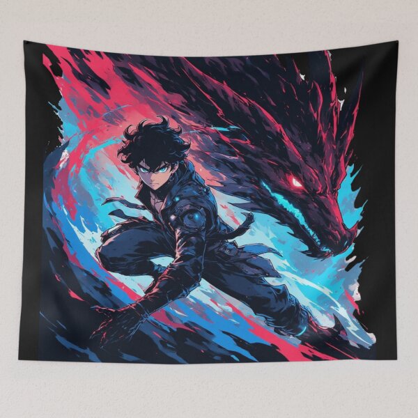 Item preview, Shadow Warrior vs. Dragon – Epic Fan Art Tribute designed and sold by SweetRossel.