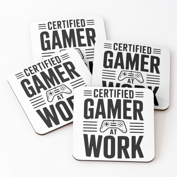 Item preview, Certified Gamer at Work designed and sold by Frank Ring.
