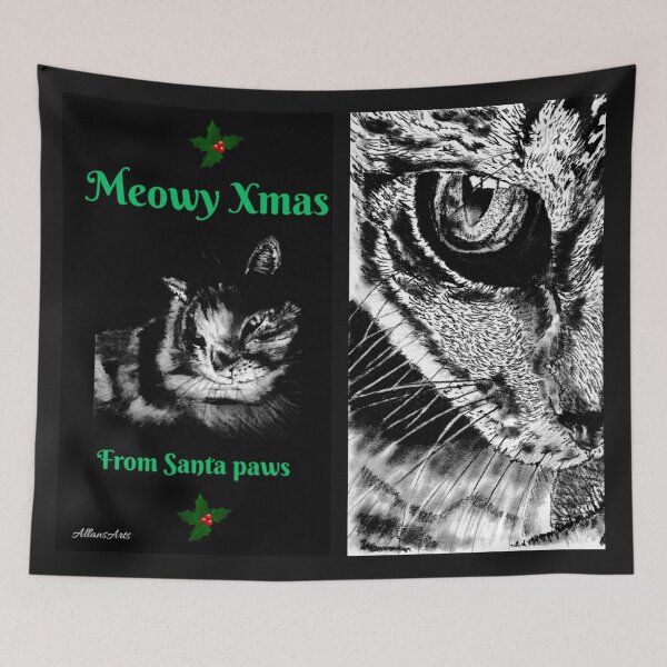 Item preview, Meowy Xmas designed and sold by AllansArts.