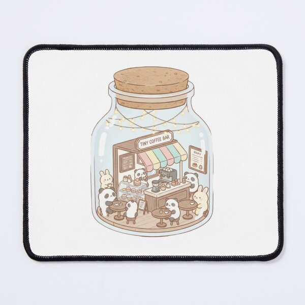 Item preview, Coffee shop tiny terrarium cottagecore aesthetic kawaii cute designed and sold by CheeseBlueprint.