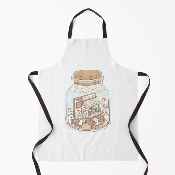 Item preview, Coffee shop tiny terrarium cottagecore aesthetic kawaii cute designed and sold by CheeseBlueprint.