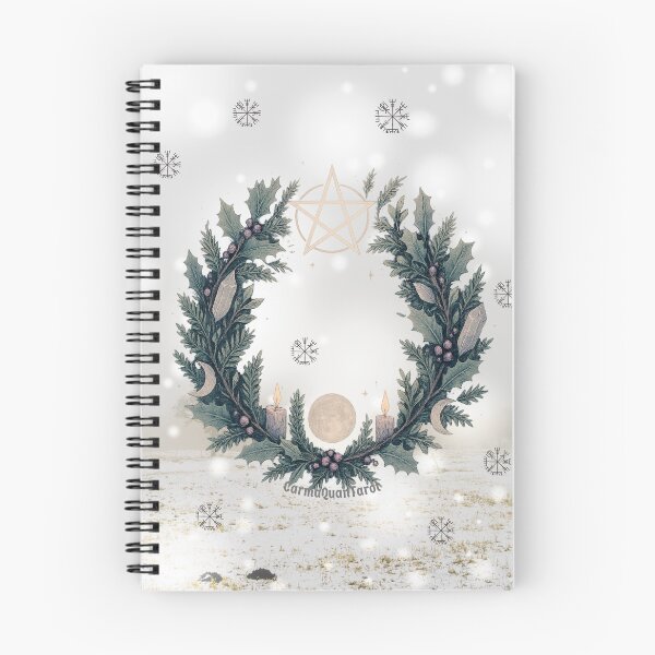 Item preview, Yule – Pagan Yule Wreath | Happy Yule Winter Solstice Art by CarmaQuanTarot designed and sold by CarmaQuanTarot.