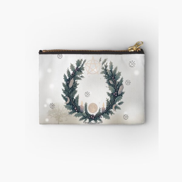 Item preview, Yule – Pagan Yule Wreath | Happy Yule Winter Solstice Art by CarmaQuanTarot designed and sold by CarmaQuanTarot.